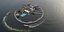 To πλωτό νησί που κατασκευάστηκε από σκουπίδια βρίσκεται στη λίμνη του Αμπιτζάν 