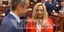 Ο Κυριάκος Μητσοτάκης και η Φώφη Γεννηματά είχαν ένα σύντομο διάλογο