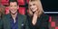 Ο Σάκης Ρουβάς και η Ελεονώρα Ζουγανέλη στο The Voice