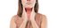 Γυναίκα λαιμός θυροειδής