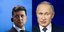 Ο πρόεδρος της Ουκρανίας, Βολοντίμιρ Ζελένσκι και ο Ρώσος ομόλογός του, Βλαντιμίρ Πούτιν