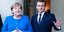 H Γερμανίδα καγκελάριος Άνγκελα Μέρκελ και ο Γάλλος πρόεδρος Εμανουέλ Μακρόν