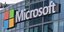 Πινακίδα της Microsoft στα γραφεία της