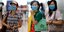 Γυναίκες στην Κίνα με μάσκες
