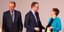 H σχεδιαζόμενη αποχώρηση της Καρενμπάουερ από την ηγεσία της CDU ανοίγει το δρόμο για τους Φρίντριχ Μερτς (δεξιά) και Γιενς Σπαν