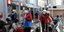 Ταξιδιώτες με μάσκες στο λιμάνι της Πάτρας