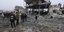 Περιοχή στη Συρία έπειτα από βομβαρδισμό