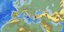 Χάρτης με τον σεισμό στη Σικελία