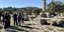 Αυτοψία της υπουργού πολιτισμού Λίνας Μενδώνη στον αρχαιολογικό χώρο της Ολυμπίας
