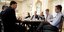 Ο Κυριάκος Μητσοτάκης σε σύσκεψη για την πανδημία του κορωνοϊού στο Μαξίμου