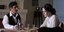 Η Κάτια Δανδουλάκη και ο Γιώργος Γάλλος στους ρόλους της Ανέτ και του Μιλτιάδη στις Άγριες Μέλισσες