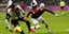 Φάση από τον αγώνα της Serie A Γιουβέντους-Μίλαν