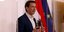Ο καγκελάριος της Αυστρίας Σεμπάστιαν Κούρτς σε περίβλημα προστασίας από τον κορωνοϊό