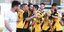 Οι παίκτες της ΑΕΚ πανηγυρίζουν το γκολ του Λιβάγια κόντρα στον ΟΦΗ