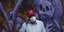 Άνδρας με μάσκα για τον κορωνοϊό και καπέλο στο Μεξικό