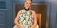 Η τραγουδίστρια Κέιτι Πέρι με φλοράλ φόρεμα σε προχωρημένη εγκυμοσύνη
