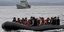 Μετανάστες σε βάρκα φτάνουν στη Λέσβο