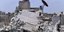 Συντρίμμια κτιρίου από βομβαρδισμούς ισραηλινών αεροσκαφών