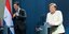H Γερμανίδα καγκελάριος Μέρκελ και ο Ολλανδός πρωθυπουργός Ρούτε 