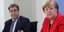 Η καγκελάριος Μέρκελ και ο πρωθυπουργός της Βαυαρίας Σέντερ