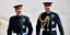 Πρίγκιπας Χάρι και πρίγκιπας Γουίλιαμ με στρατιωτικές στολές
