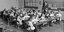 Μαθητές σε σχολική αίθουσα στις ΗΠΑ περίπου το 1919 