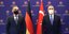 Ο υπουργός Εξωτερικών της Τουρκίας, Μεβλούτ Τσαβούσογλου με τον Γερμανό ομόλογό του, Χάικο Μάας