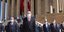 Ο Τούρκος πρόεδρος Ρετζέπ Ταγίπ Ερντογάν με μάσκα σε εξωτερικό χώρο στην Άγκυρα