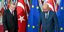 O πρόεδρος του Ευρωπαϊκού Συμβουλίου, Σαρλ Μισέλ και ο Τούρκος πρόεδρος Ρετζέπ Ταγίπ Ερντογάν