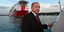 O πρόεδρος της Τουρκίας, Ρετζέπ Ταγίπ Ερντογάν μπροστά από το γεωτρύπανο Fatih