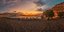 Ηλιοβασίλεμα στην παραλία στα Μάταλα στη νότια Κρήτη