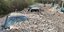 Αυτοκίνητα θαμμένα κάτω από πέτρες στην Κεφαλονιά εξαιτίας της κακοκαιρίας Ιανός
