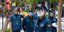 Αστυνομικοί με μάσκες στη Νότια Κορέα