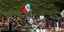 Σημαία του Μεξικού σε νεκροταφείο