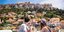 τουρισμός τουρίστες με θέα την Ακρόπολη