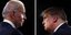 Oι δύο αντίπαλοι των προεδρικών εκλογών στις ΗΠΑ, Τζο Μπάιντεν και Ντόναλντ Τραμπ 