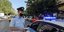 Αστυνομικός με μάσκα για τον κορωνοϊό στους δρόμους της Αθήνας