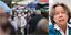 Κορωνοϊός: Πολίτες με μάσκες σε λαϊκή αγορά