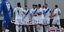 Οι παίκτες της Εθνικής πανηγυρίζουν στο φιλικό με την Κύπρο