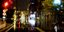 Βρεγμένοι δρόμοι από τη βραδινή βροχή της Κυριακής στην Αθήνα