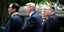 Οι υπουργοί Οικονομικών και Εξωτερικών, Μνιούτσιν και Πομπέο και στη μέση ο Ντόναλντ Τραμπ