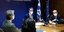 Ο Κυριάκος Μητσοτάκης σε σύσκεψη στο υπουργείο Εργασίας παρουσία του υπουργού Κωστή Χατζηδάκη