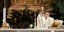 Ο πάπας Φραγκίσκος κατά τη διάρκεια τελετής στο Βατικανό