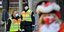 Άνδρες της αστυνομίας στη Γερμανία με μάσκες για τον κορωνοϊό