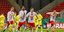Παίκτες της Γιαν Ρέγκενσμπουργκ πανηγυρίζουν την πρόκριση επί της Κολωνίας