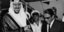 Ο Αριστοτέλης Ωνάσης με τον βασιλιά Σαούντ της Σαουδικής Αραβίας τον Ιούλιο του 1955 