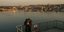 Θέα στο Βόσπορο με φόντο την Αγιά Σοφιά, στην Κωνσταντινούπολη της Τουρκίας