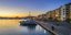 Ηλιοβασίλεμα στο λιμάνι της πόλης του Βόλου