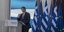 Ο πρόεδρος του Ευρωπαϊκού Κοινοβουλίου, Νταβίντ Σασόλι, κατά τη διάρκεια της ομιλίας του στο Ζάππειο
