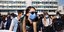 φοιτητές με μάσκες έξω από ΑΠΘ στη Θεσσαλονίκη